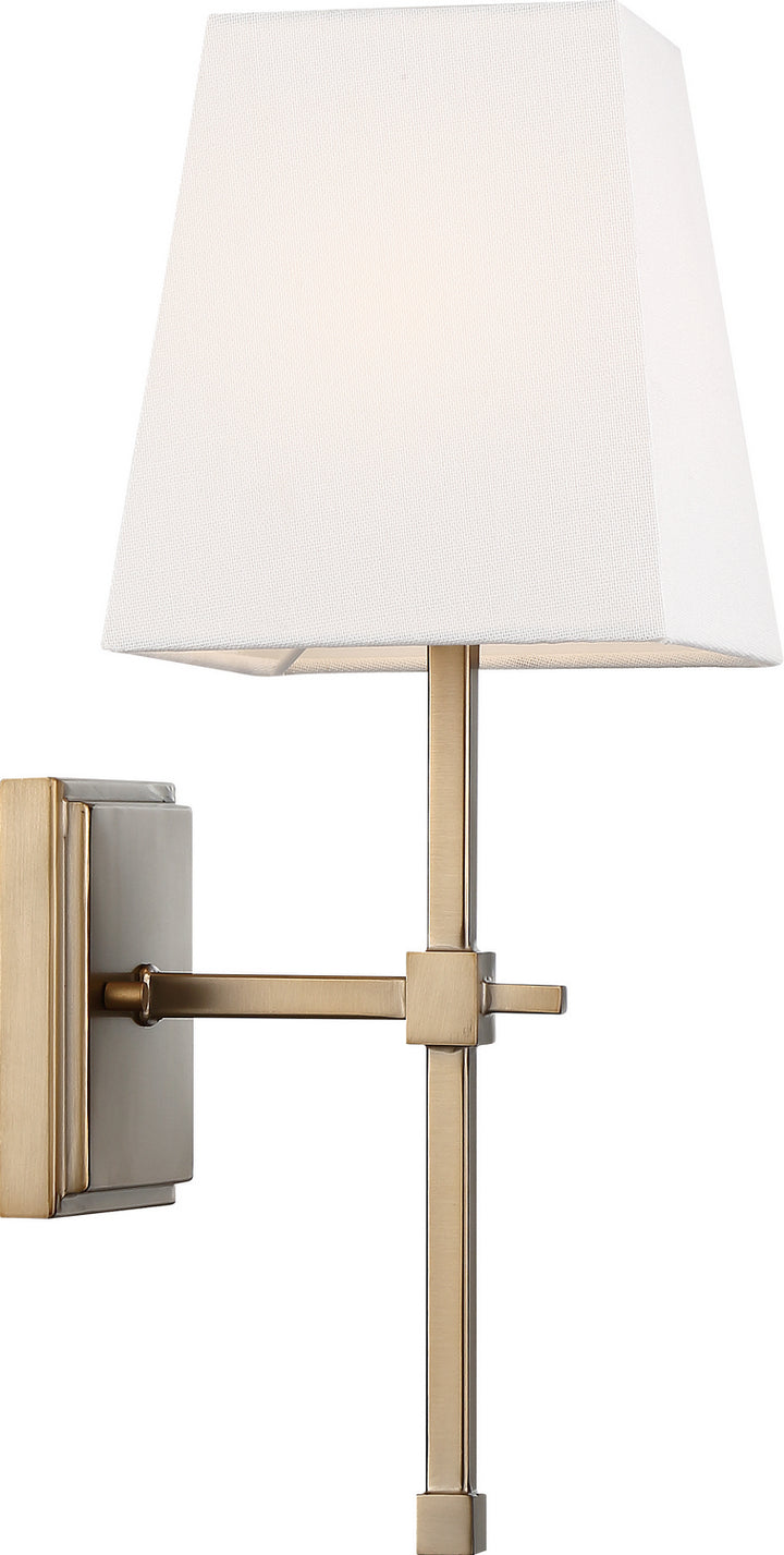 Nuvo Highline 60-6707 Wall Light - Burnished Brass / White