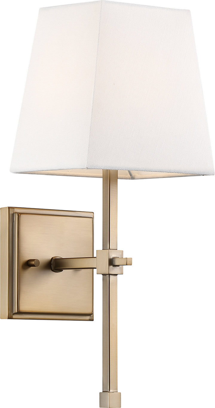 Nuvo Highline 60-6707 Wall Light - Burnished Brass / White