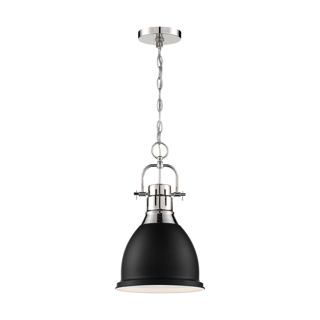 Nuvo Watson 60-6751 Pendant Light - Polished Nickel / Matte Black