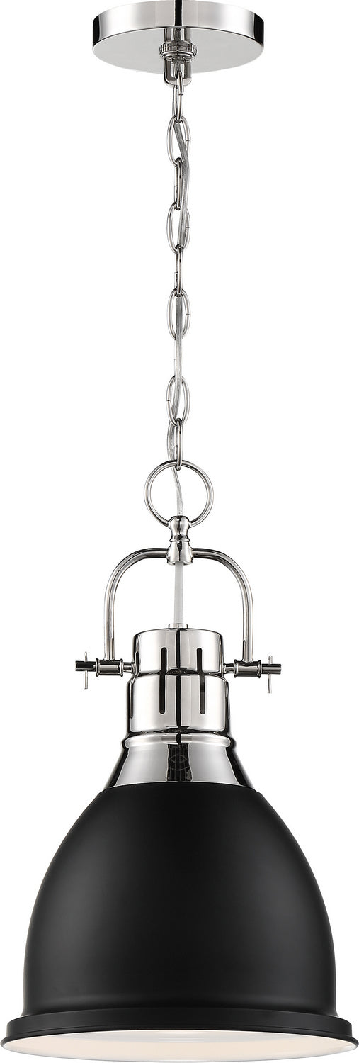 Nuvo Watson 60-6751 Pendant Light - Polished Nickel / Matte Black