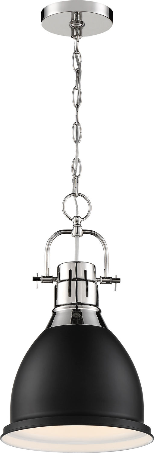 Nuvo Watson 60-6751 Pendant Light - Polished Nickel / Matte Black