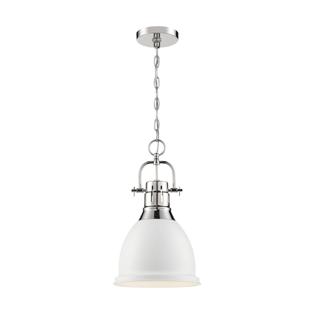 Nuvo Watson 60-6752 Pendant Light - Polished Nickel / White