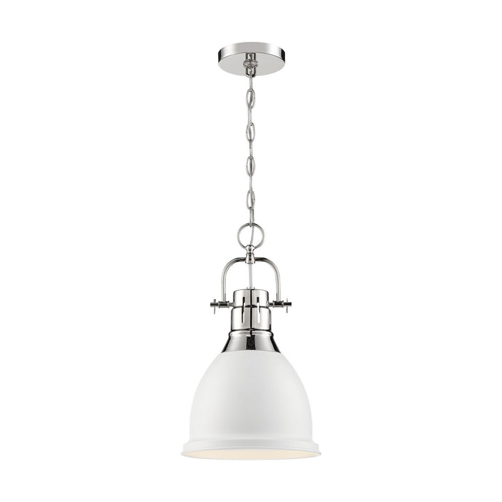 Nuvo Watson 60-6752 Pendant Light - Polished Nickel / White