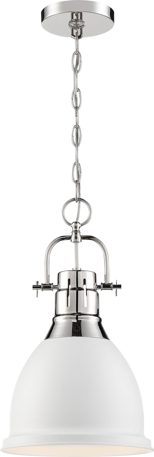Nuvo Watson 60-6752 Pendant Light - Polished Nickel / White