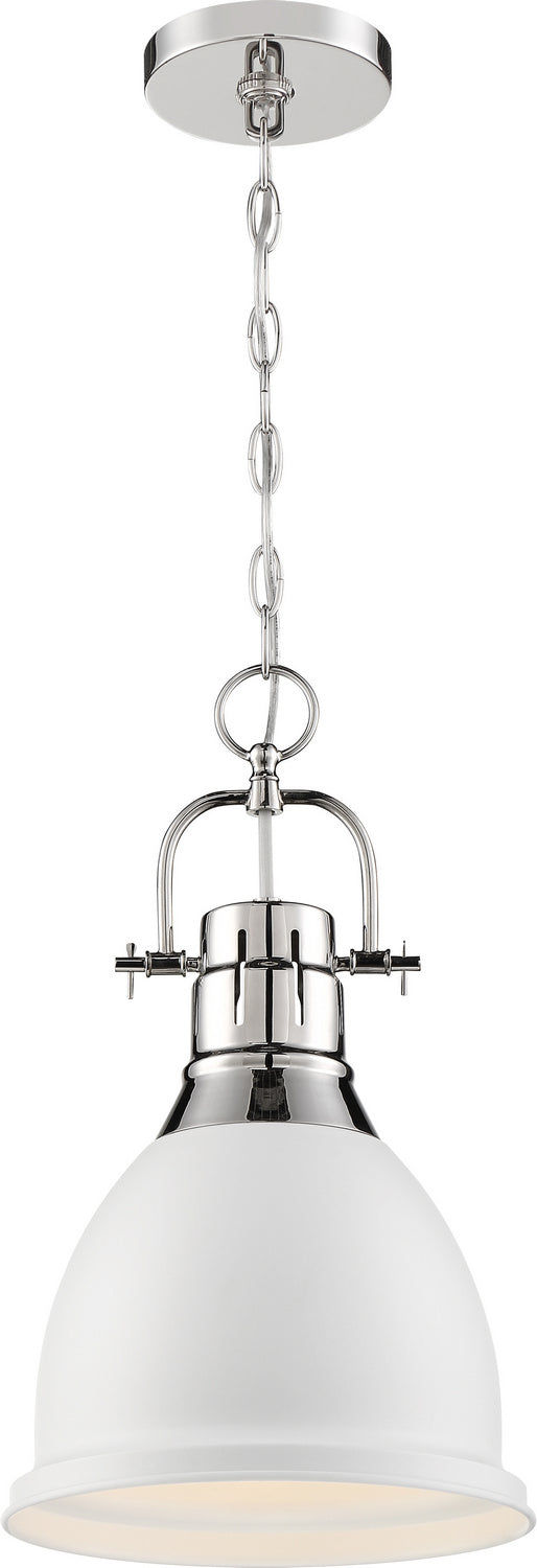 Nuvo Watson 60-6752 Pendant Light - Polished Nickel / White