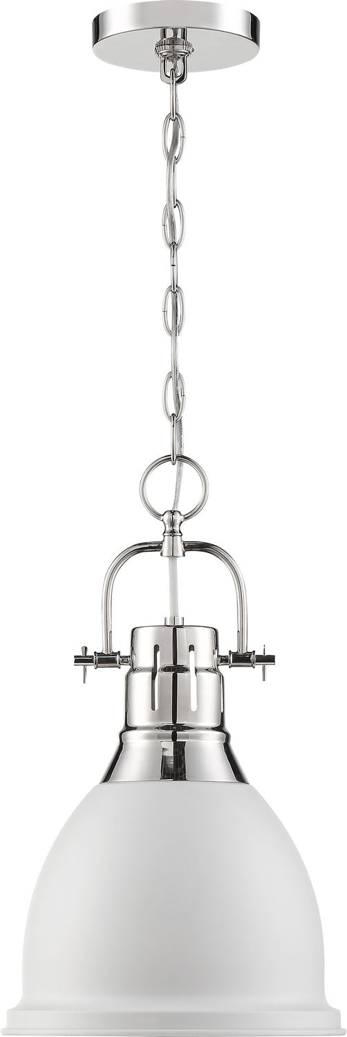 Nuvo Watson 60-6752 Pendant Light - Polished Nickel / White