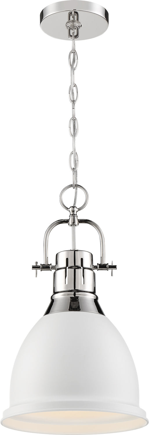 Nuvo Watson 60-6752 Pendant Light - Polished Nickel / White