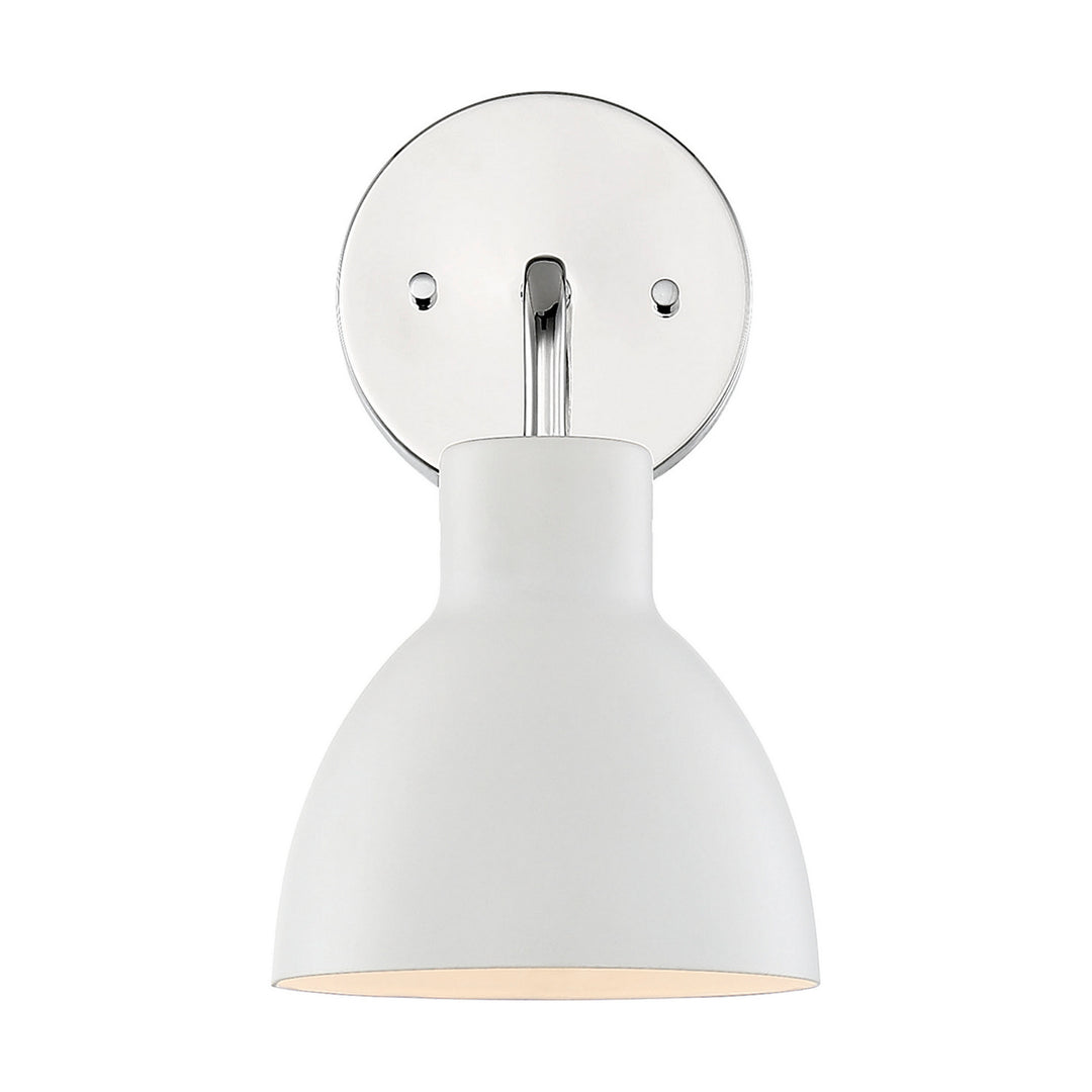 Nuvo Sloan 60-6781 Wall Light - Polished Nickel / White
