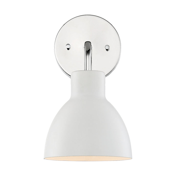 Nuvo Sloan 60-6781 Wall Light - Polished Nickel / White