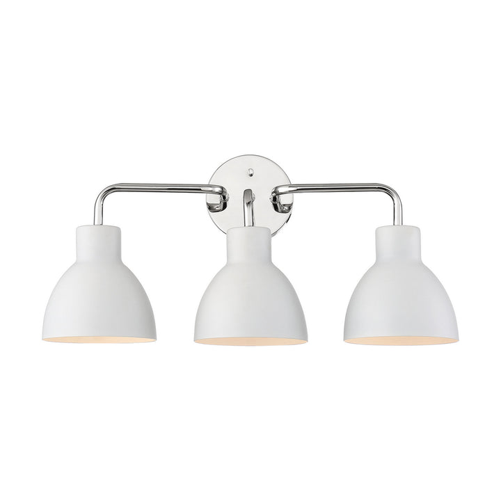Nuvo Sloan 60-6783 Bath Vanity Light 22 in. wide - Polished Nickel / White