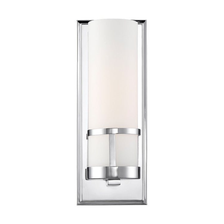 Nuvo Caryle 60-6788 Wall Light - Polished Nickel / Opal Glass