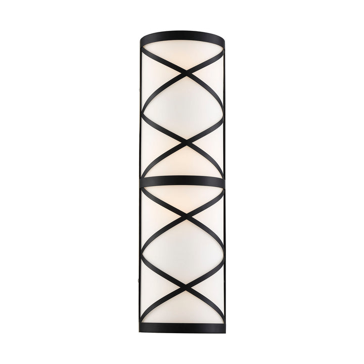 Nuvo Sylph 60-6846 Bath Vanity Light 7 in. wide - Aged Bronze / Satin White Glass