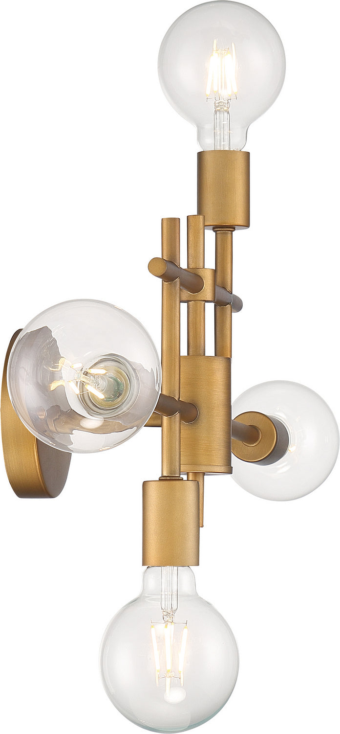Nuvo Delphi 60-6871 Bath Vanity Light 23 in. wide - Aged Gold
