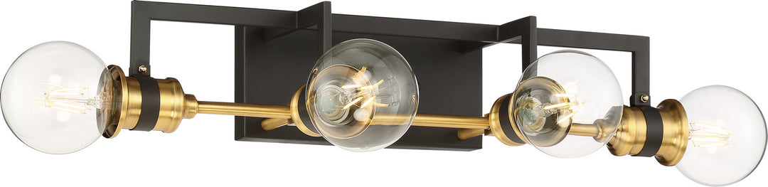 Nuvo Intention 60-6974 Bath Vanity Light 22 in. wide - Warm Brass / Black
