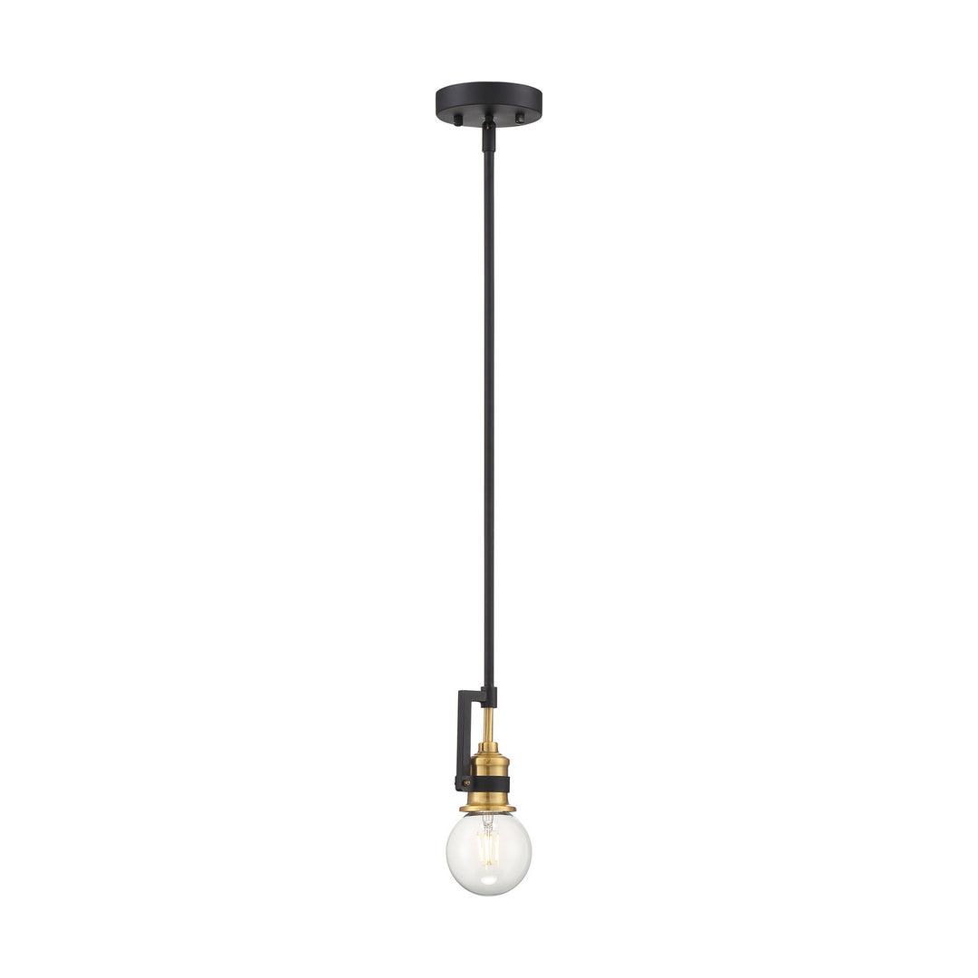 Nuvo Intention 60-6975 Pendant Light - Warm Brass / Black