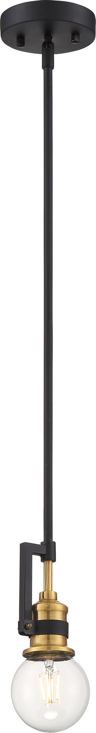 Nuvo Intention 60-6975 Pendant Light - Warm Brass / Black