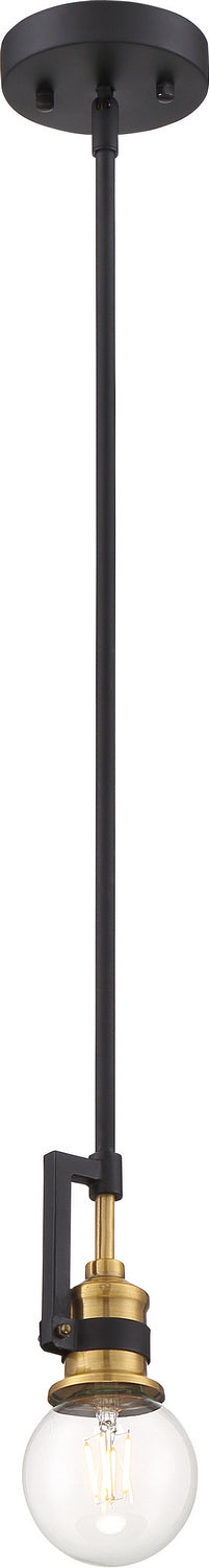 Nuvo Intention 60-6975 Pendant Light - Warm Brass / Black