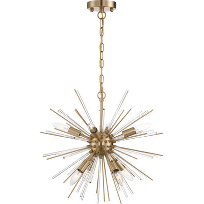 Nuvo Cirrus 60-6994 Chandelier Light - Vintage Brass