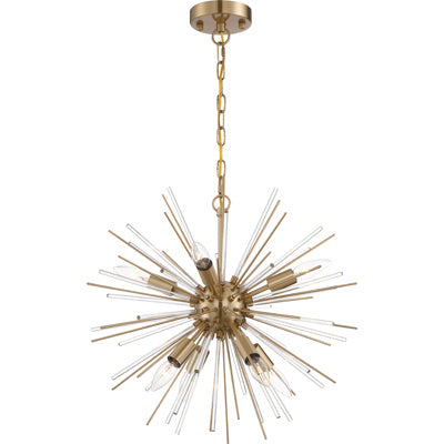 Nuvo Cirrus 60-6994 Chandelier Light - Vintage Brass