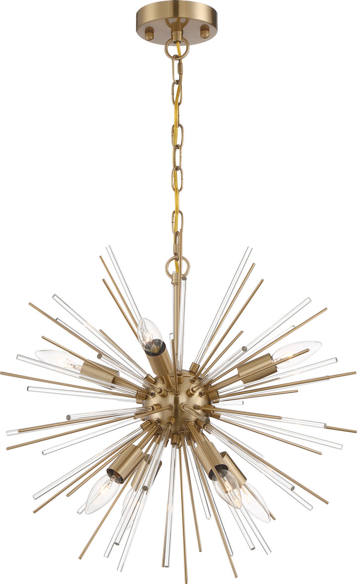 Nuvo Cirrus 60-6994 Chandelier Light - Vintage Brass