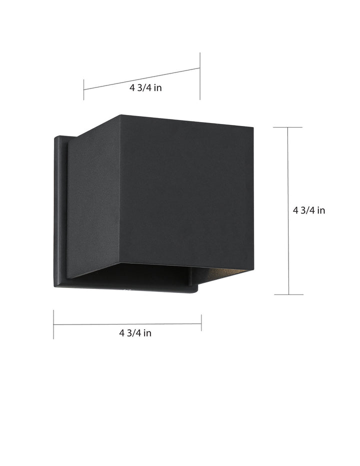 Nuvo Lightgate 62-1466 Wall Light - Black