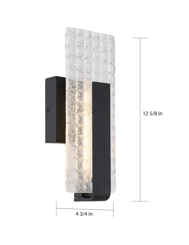 Nuvo Ceres 62-1481 Wall Light - Matte Black