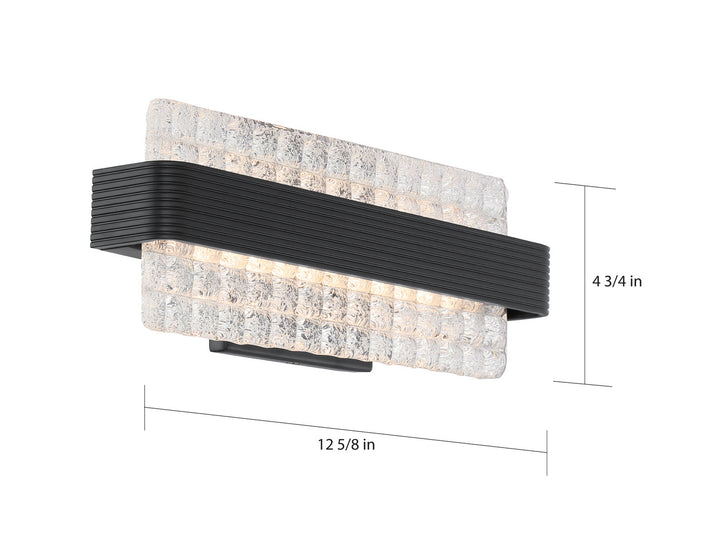 Nuvo Ceres 62-1482 Wall Light - Matte Black