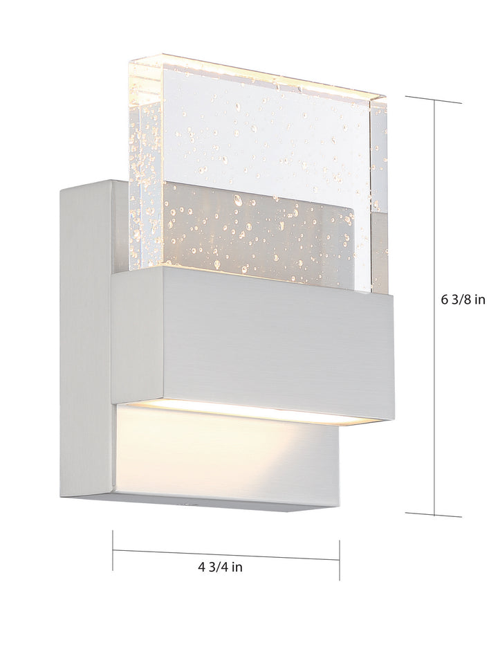 Nuvo Ellusion 62-1501 Wall Light - Polished Nickel