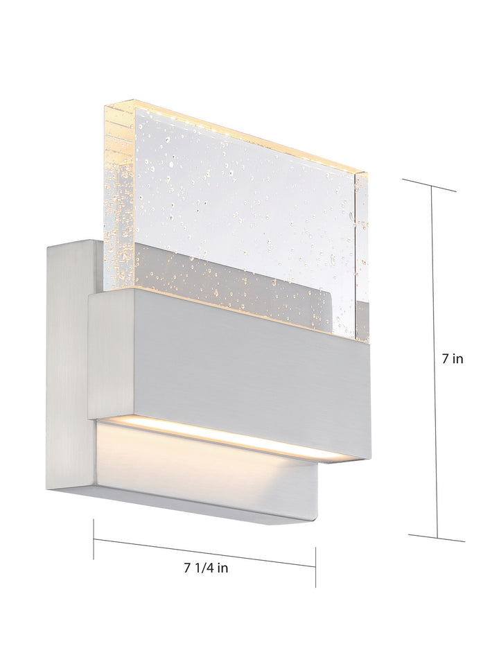 Nuvo Ellusion 62-1502 Wall Light - Polished Nickel