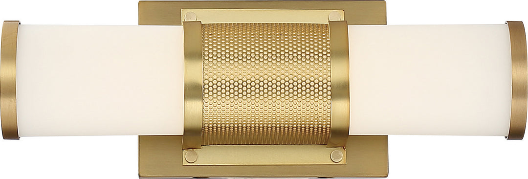 Nuvo Caper 62-1601 Bath Vanity Light 13 in. wide - Brushed Brass