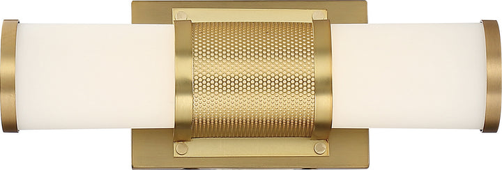 Nuvo Caper 62-1601 Bath Vanity Light 13 in. wide - Brushed Brass
