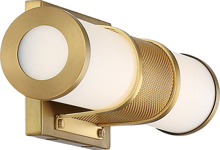 Nuvo Caper 62-1601 Bath Vanity Light 13 in. wide - Brushed Brass