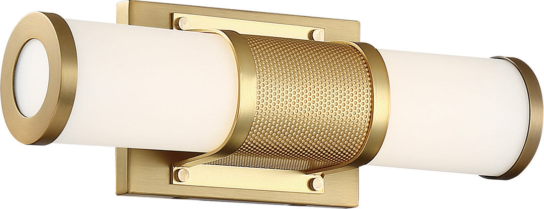 Nuvo Caper 62-1601 Bath Vanity Light 13 in. wide - Brushed Brass