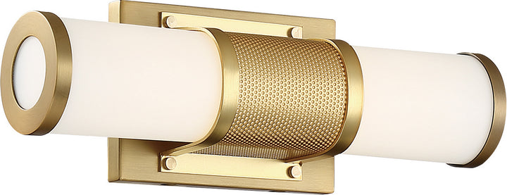 Nuvo Caper 62-1601 Bath Vanity Light 13 in. wide - Brushed Brass