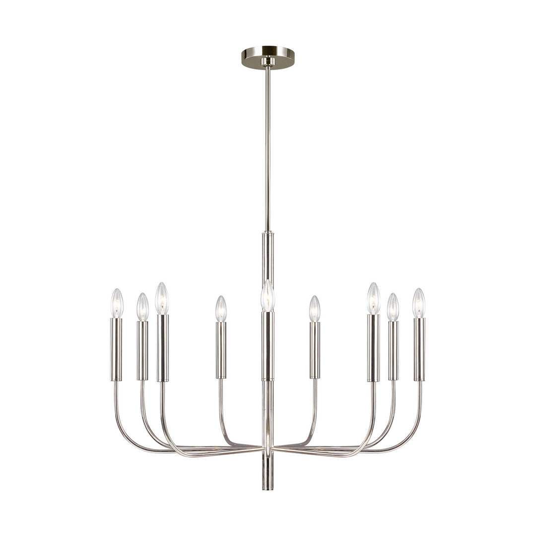 Visual Comfort Studio Brianna EC1009PN Chandelier Light - Polished Nickel