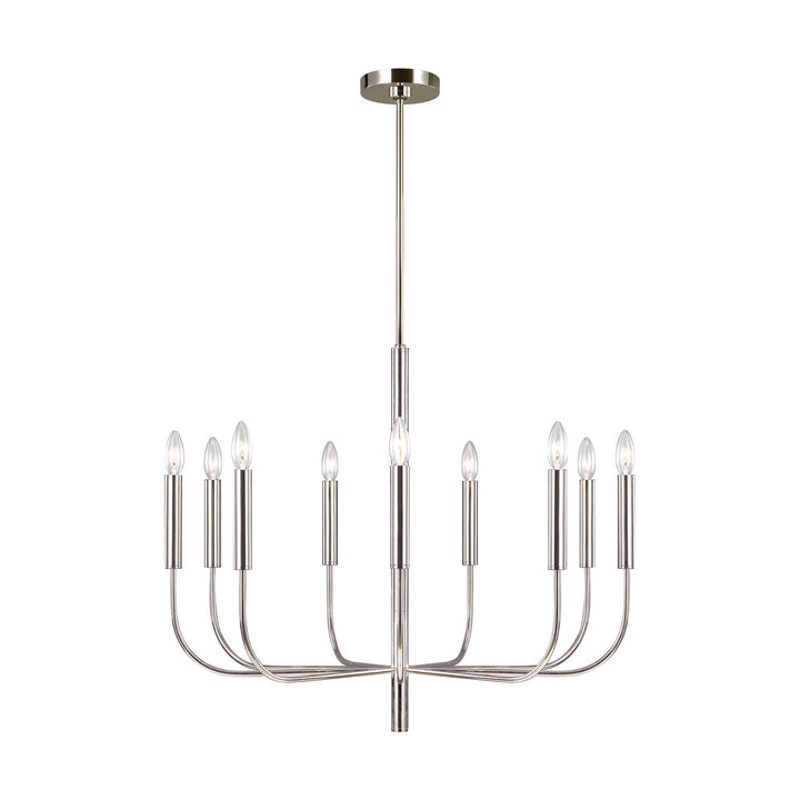 Visual Comfort Studio Brianna EC1009PN Chandelier Light - Polished Nickel