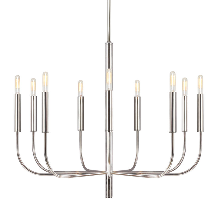 Visual Comfort Studio Brianna EC1009PN Chandelier Light - Polished Nickel