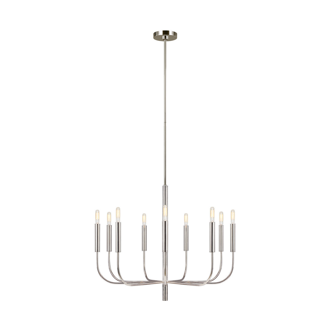 Visual Comfort Studio Brianna EC1009PN Chandelier Light - Polished Nickel