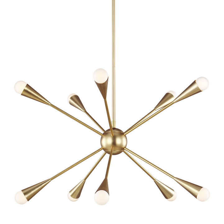 Visual Comfort Studio Jax EC10310BBS Chandelier Light - Burnished Brass