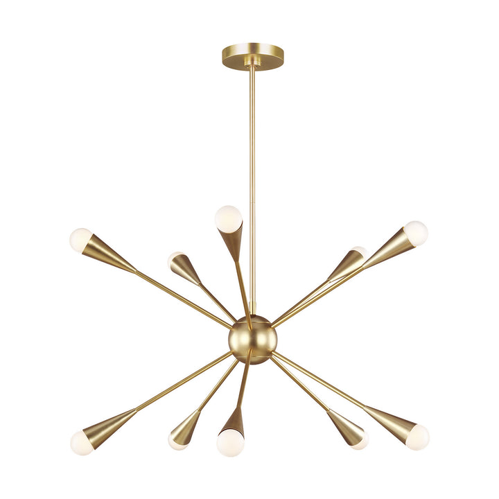 Visual Comfort Studio Jax EC10310BBS Chandelier Light - Burnished Brass