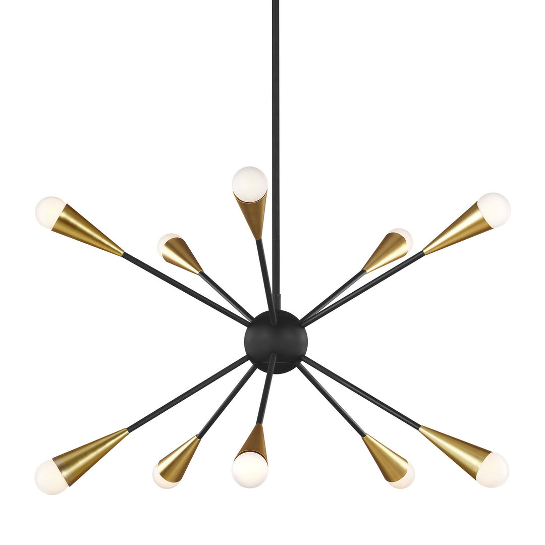 Visual Comfort Studio Jax EC10310MBK Chandelier Light - Midnight Black