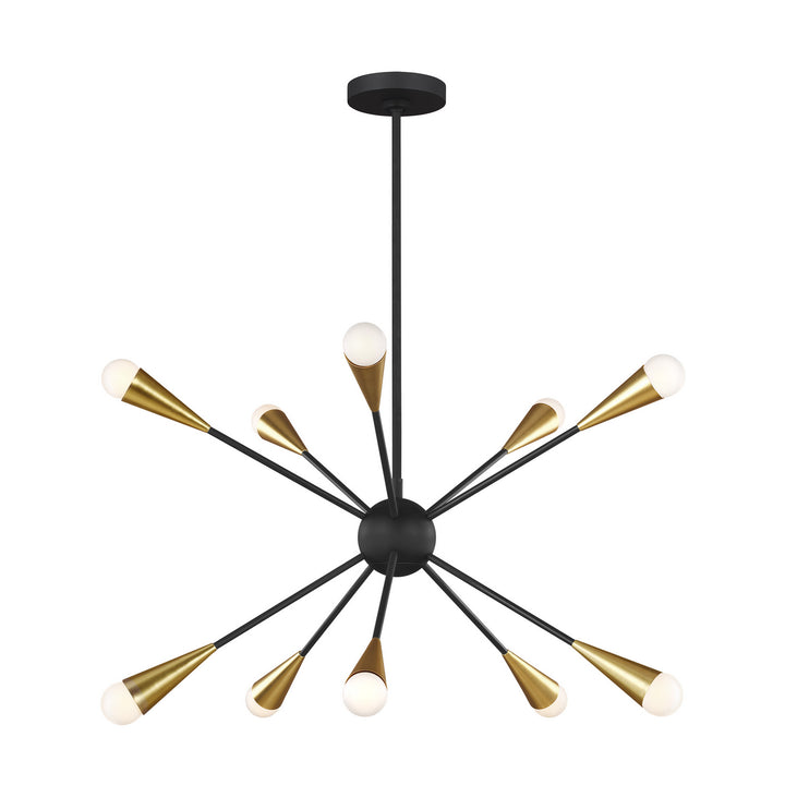 Visual Comfort Studio Jax EC10310MBK Chandelier Light - Midnight Black