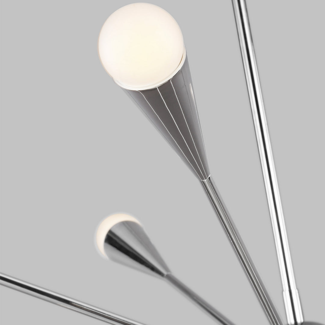 Visual Comfort Studio Jax EC10310PN Chandelier Light - Polished Nickel