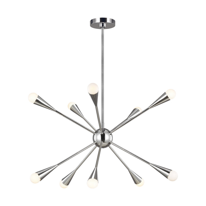 Visual Comfort Studio Jax EC10310PN Chandelier Light - Polished Nickel
