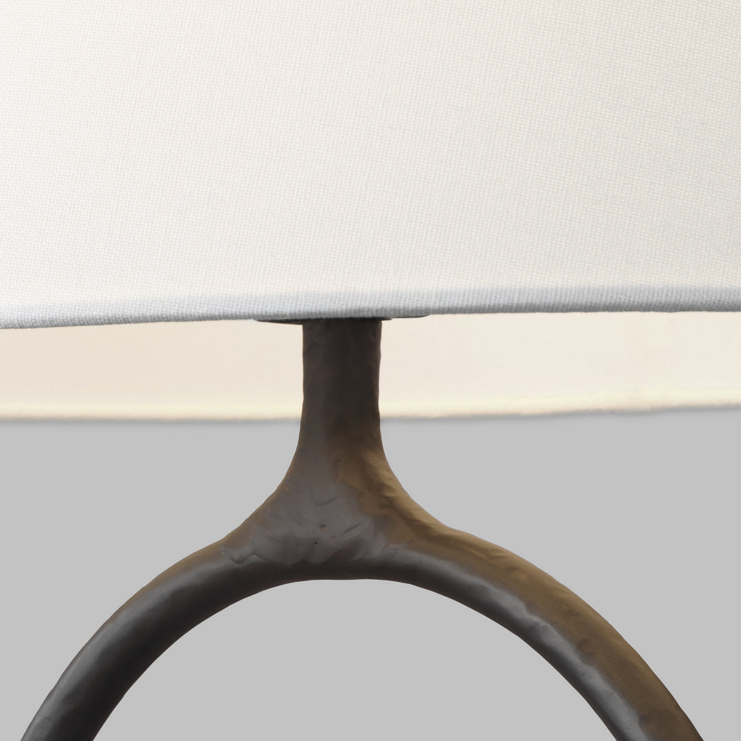 Visual Comfort Studio ET1001AI1 Indo One Light Table Lamp Lamp Bronze / Dark