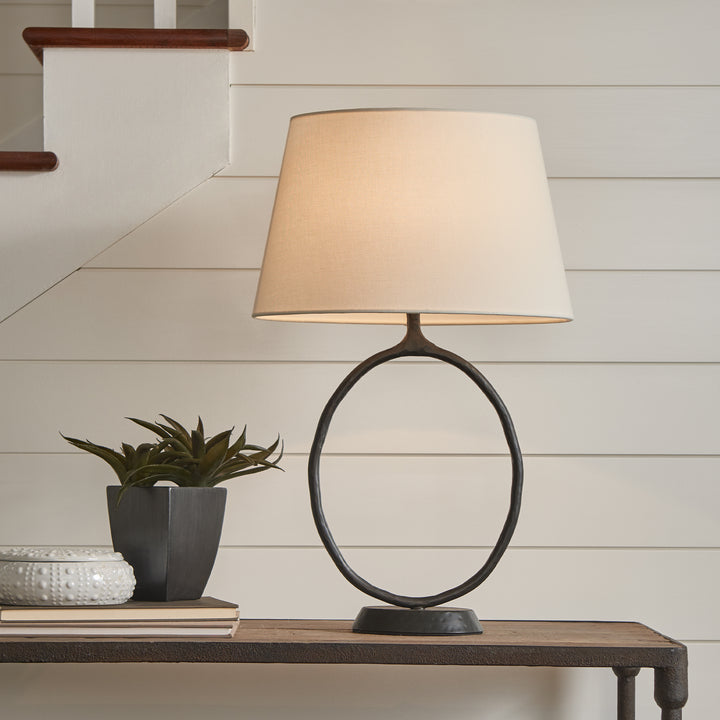 Visual Comfort Studio ET1001AI1 Indo One Light Table Lamp Lamp Bronze / Dark
