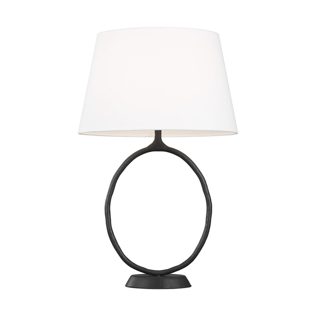 Visual Comfort Studio ET1001AI1 Indo One Light Table Lamp Lamp Bronze / Dark