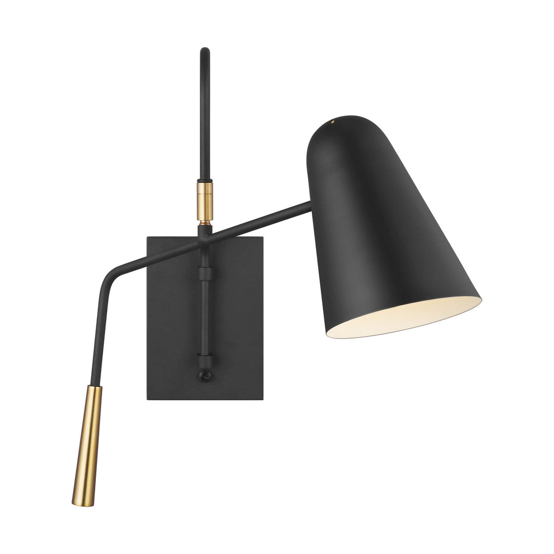 Visual Comfort Studio EW1041MBK Simon One Light Wall Sconce Lamp Black