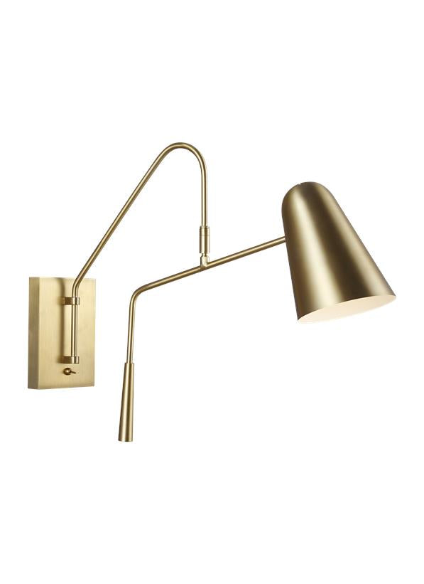 Visual Comfort Studio EW1041BBS Simon One Light Wall Sconce Lamp Brass