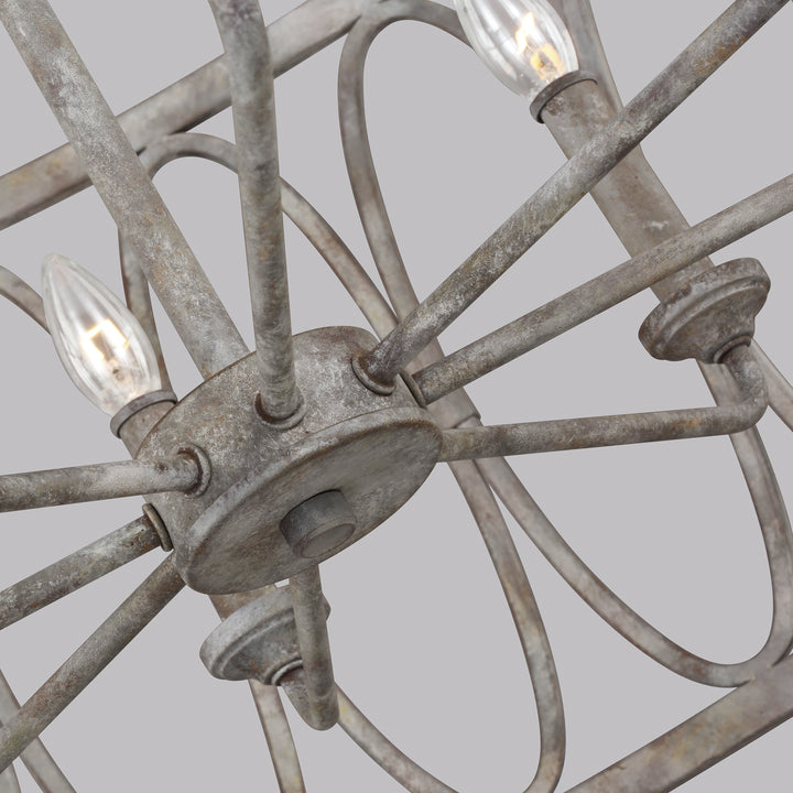 Visual Comfort Studio Patrice F3351/8DA Chandelier Light - Deep Abyss